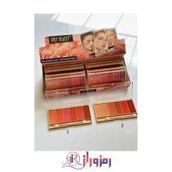 پالت رژگونه 6 رنگ Only Beauty